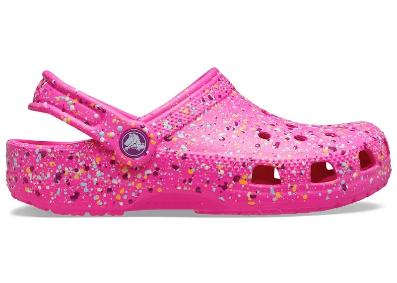 Crocs Classic Splatter Paint Clog Pink Crush Multi (210349-6TX)
