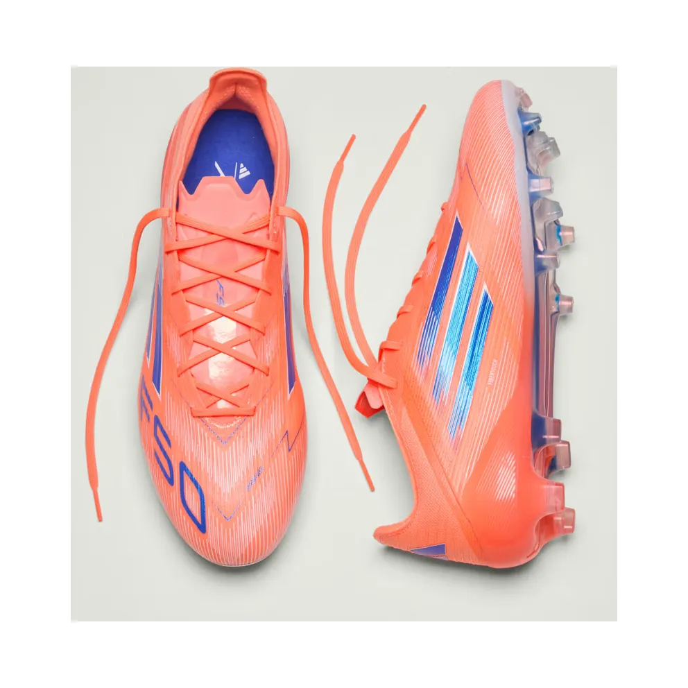 adidas F50 Elite Firm Ground Boots “Beam Orange / Lucid Blue / Cloud White” (JH7618)