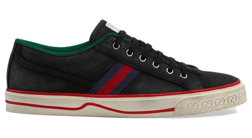 Gucci Tennis 1977 Black Cotton