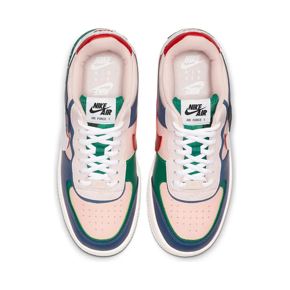 Nike Air Force 1 Shadow Mystic Navy (W) Mystic Navy/White-Echo Pink-Gym Red (CI0919-400)