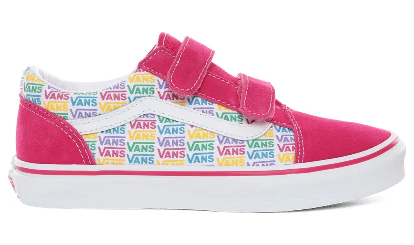 VANS Rainbow Vans Old Skool V Kinderschoenen (Roze)