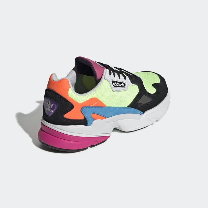 adidas Falcon Hi Res Yellow Multi-Color (W) Hi-Res Yellow/Hi-Res Yellow/Core Black (CG6210)