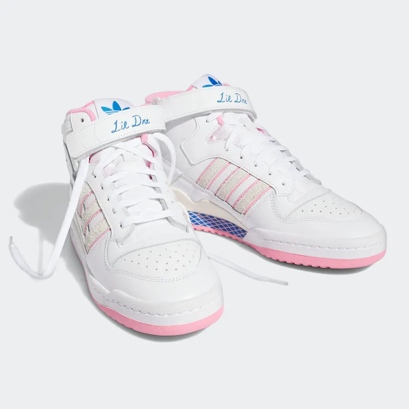adidas Forum 84 Mid ADV x Lil Dre Cloud White / Chalk White / Bliss Pink (GZ4721)