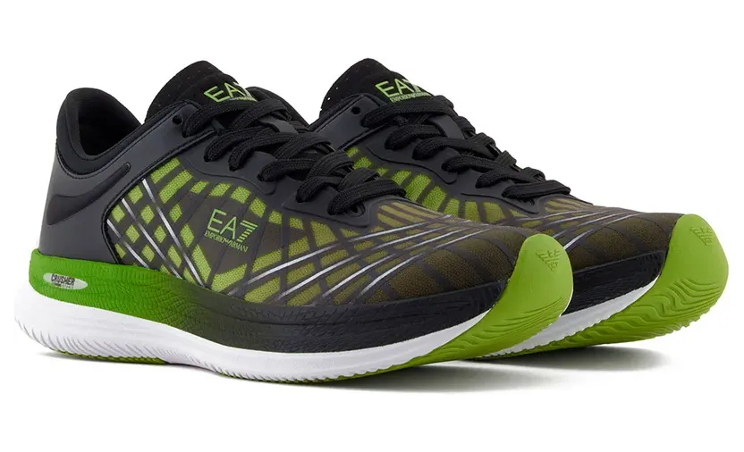 Ea7 Emporio Armani sneaker Black / Macaw Green (X8X243XK440MC1639)
