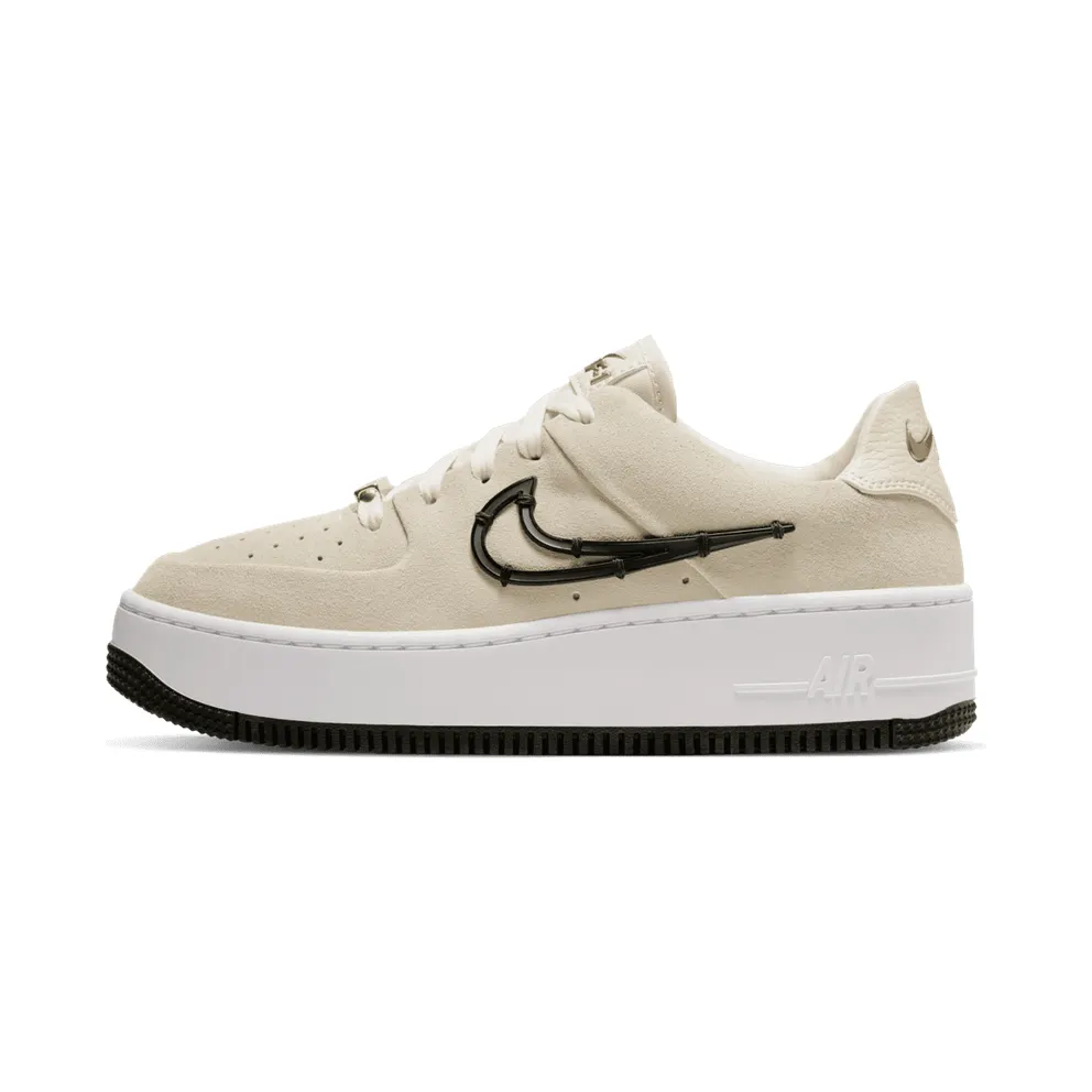 Nike Air Force 1 Sage Low LX Light Cream Black (W) Light Cream/Black-Metallic Gold (CI3482-200)