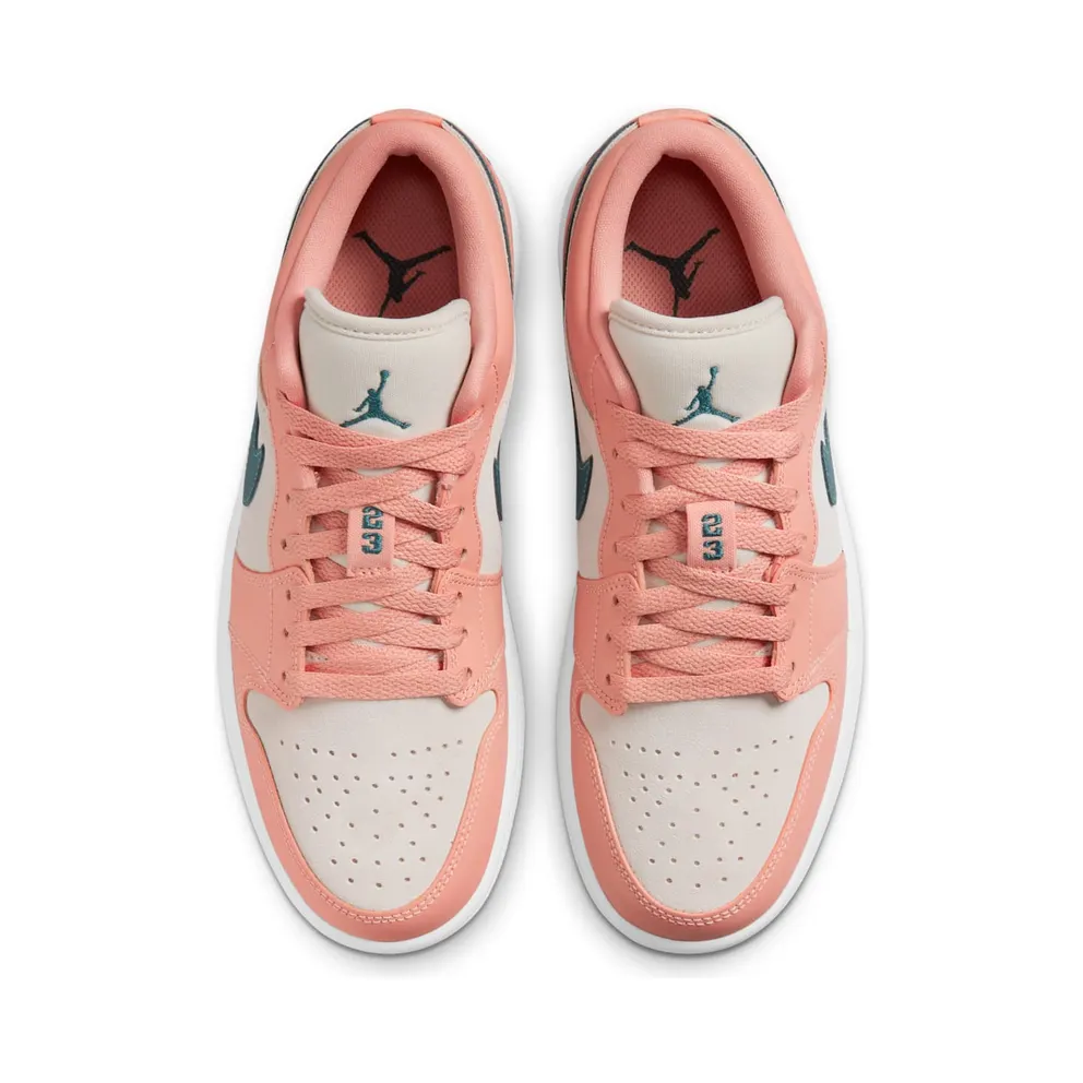 Air Jordan 1 Low Light Madder Root – “Coral Pink / Dark Teal / White” (DC0774-800)
