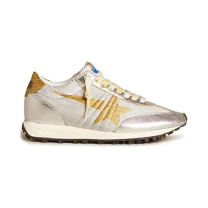 Golden Goose Marathon ripstop nylon “Silver” (GWF00683F005490)