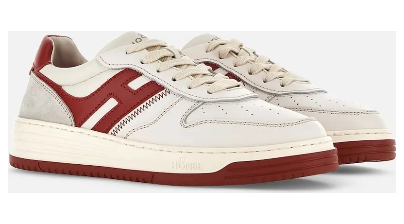 Sneakers Hogan H630 White Red Grey (HXM6300EU50ODZ958K)