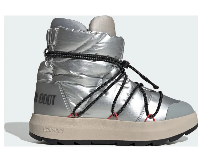 Adidas adidas x MOON BOOT ACE MID Matte Silver / Core Black / Lucid Red (JQ7849)