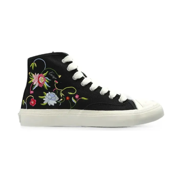Kenzo Hoshi High mit Blumenstickerei “Black” (FG62SN026F77)