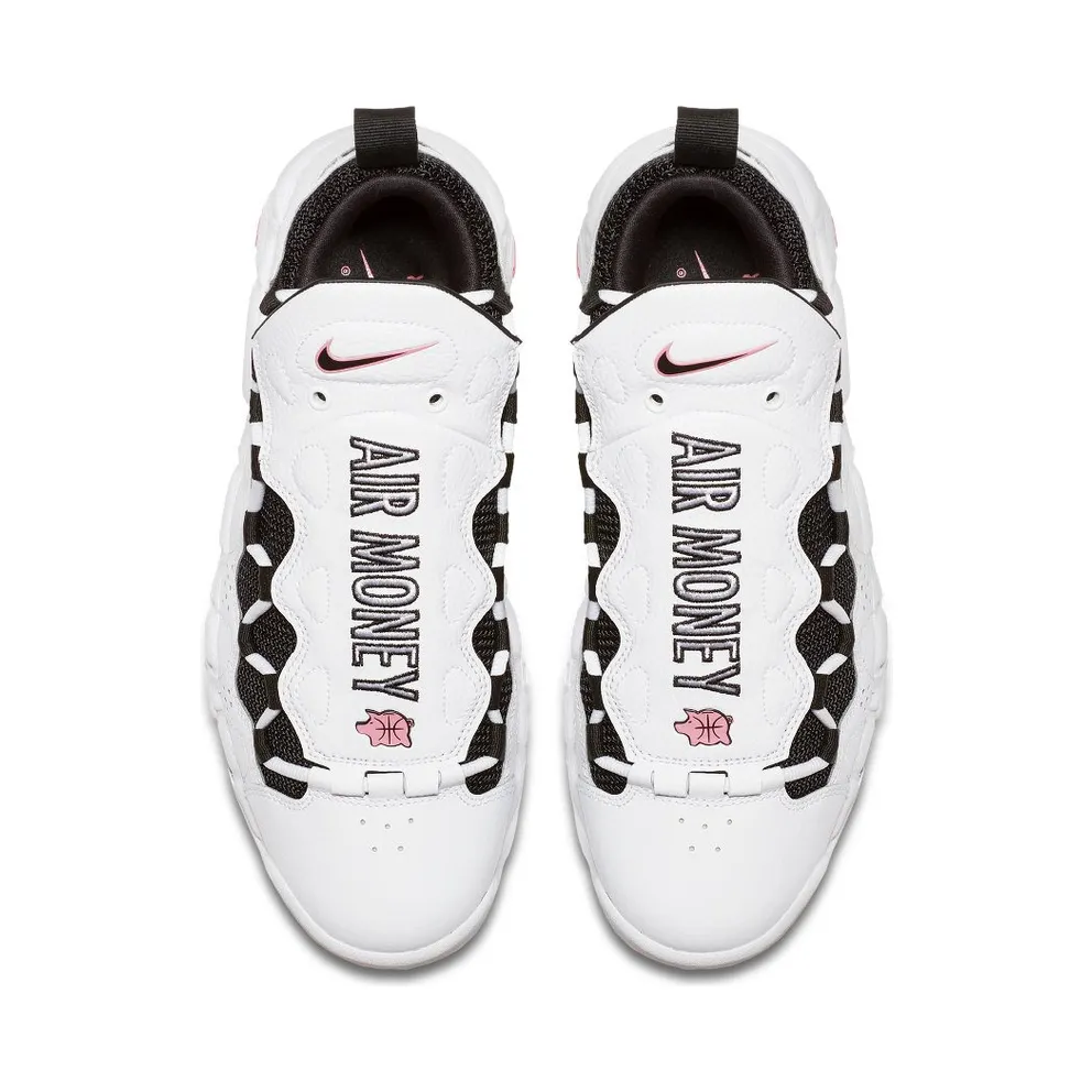 Nike Air More Money White Black Coral Chalk White/Black-Coral Chalk-White (AJ2998-101)