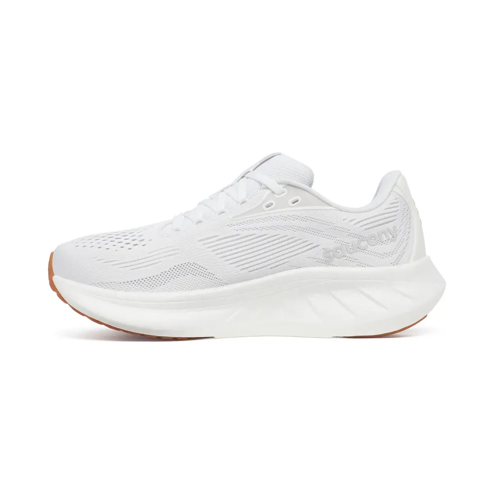 SAUCONY Ride 18 “White / Gum” (S11000-107)