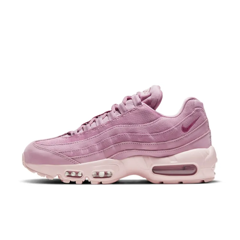 Nike Air Max 95 Pink Suede (W) Fireberry/Fireberry-Elemental Pink (DD5398-615)
