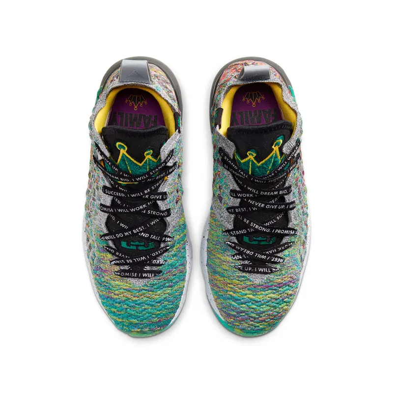 Nike LeBron 17 I Promise (GS) Neptune Green/White-Black (CW2761-300)