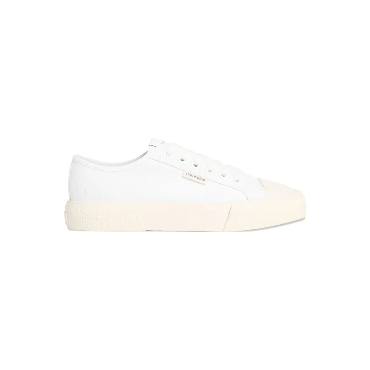 Calvin Klein Luna met plateauzool en logopatch “White” (HW0HW02975YBR)