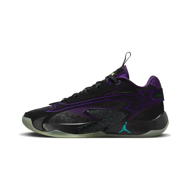 Jordan Luka 2 Space Hunter “Black / Grand Purple / Aurora Green / Glow” (DX8733-001)