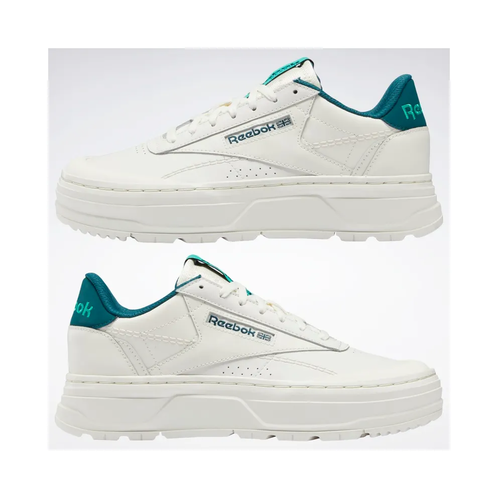 Reebok Club C Double GEO Chalk / Midnight Pine / Future Teal (H67348)