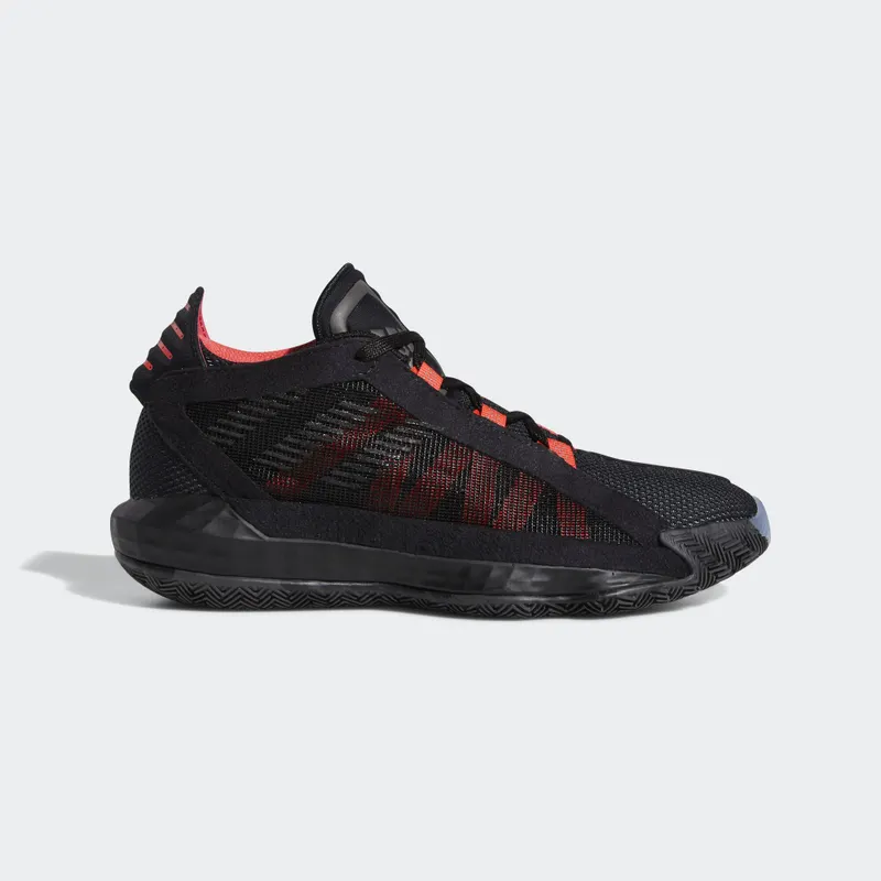 adidas Dame 6 Black Red (Youth) Core Black/Core Black/Shock Red (EH2791)