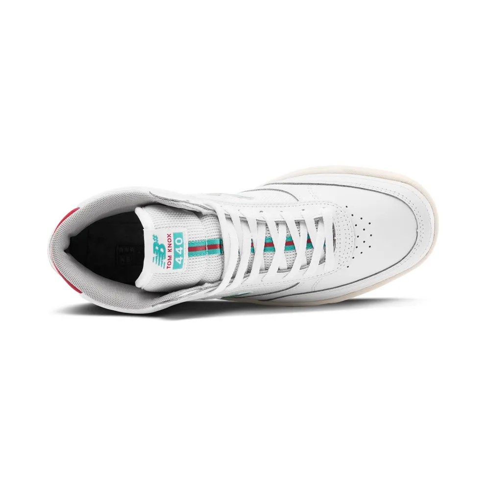 New Balance New Balance Unisex NB NUMERIC TOM KNOX440 HIGH White/Red (NM440HRK)