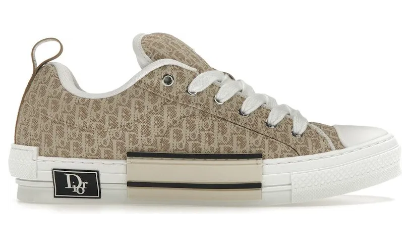 Dior B23 Skater Low Top Beige Dior Oblique Jacquard (3SN292ZUY_H100)