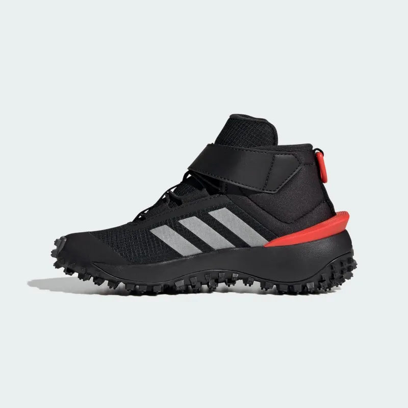 Adidas Fortatrail Kids Core Black / Silver Metallic / Bright Red (IG7263)