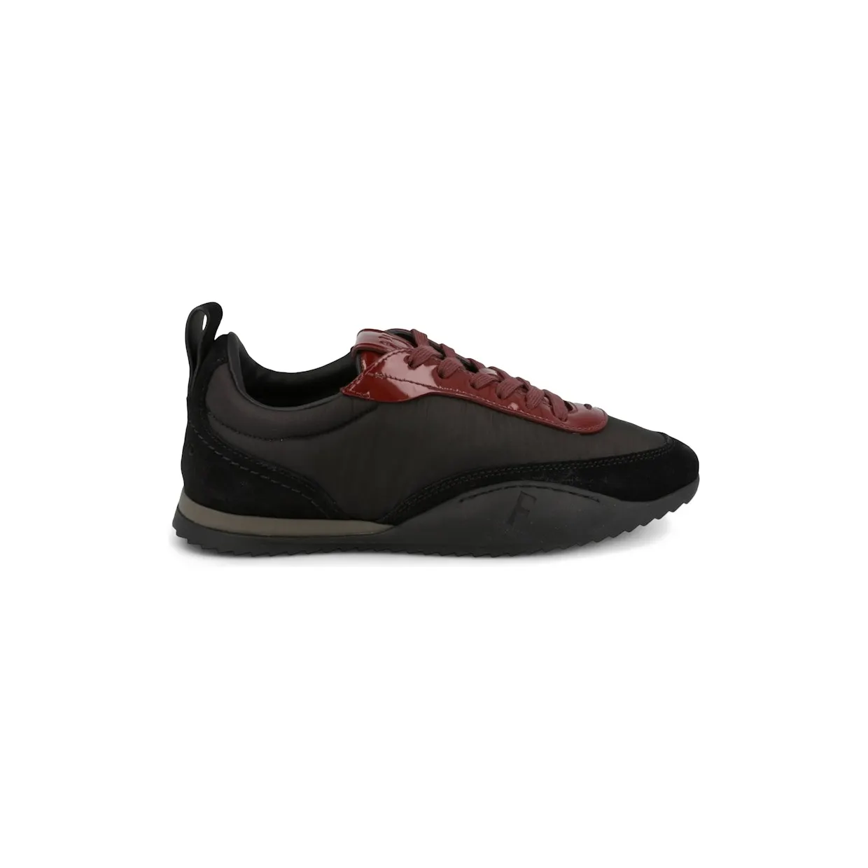 Ferragamo Detroit 1 Low-Top Sneakers Black (030619-773695)