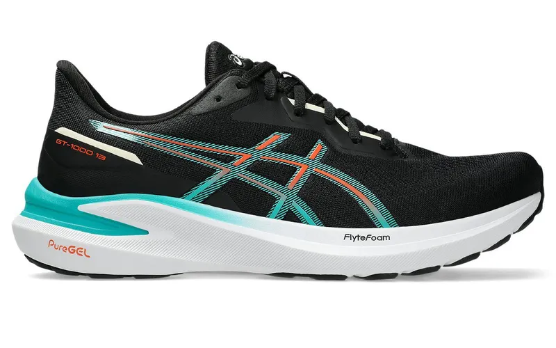 ASICS GT-1000 13 Black Wave Teal (1011B858-005)
