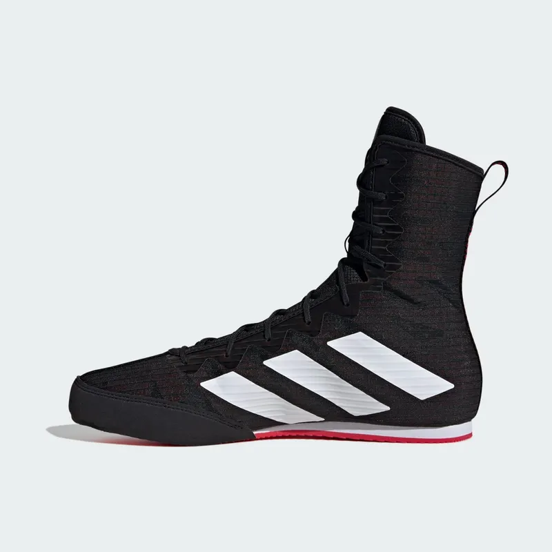 Adidas Box Hog 4 Core Black / Cloud White / Pure Ruby (IH2730)