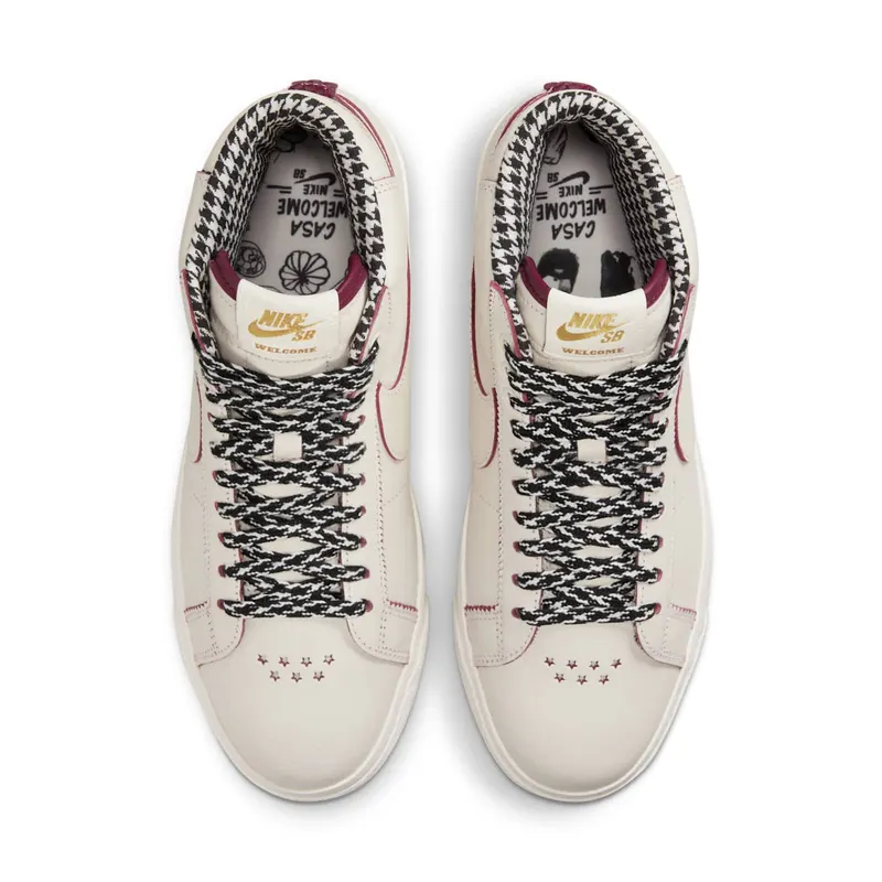 Nike Zoom Blazer Mid Sail/White/Dark Beetroot (FQ0795-100)