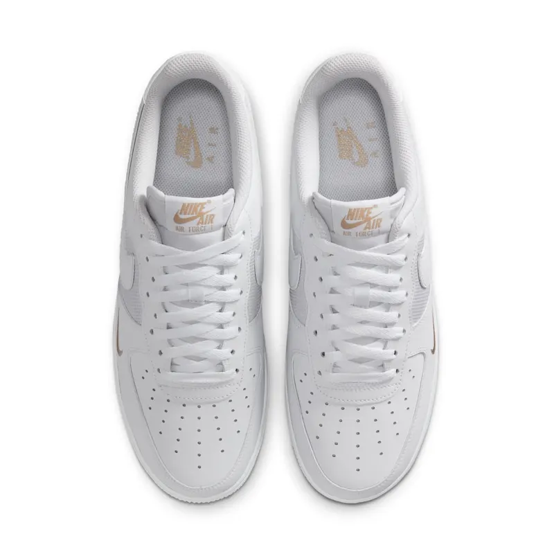 Nike Air Force 1 Low “White Desert Khaki Mini Swoosh” (IO1283-100)
