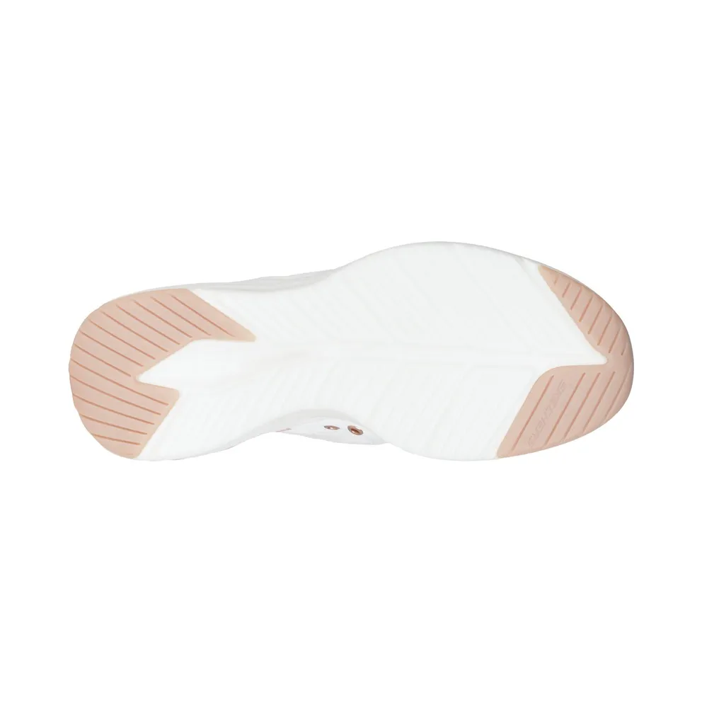 Skechers Slip-ins: Contour Foam – Cozy Fit Golden Hour Sneaker White/Roos Gold