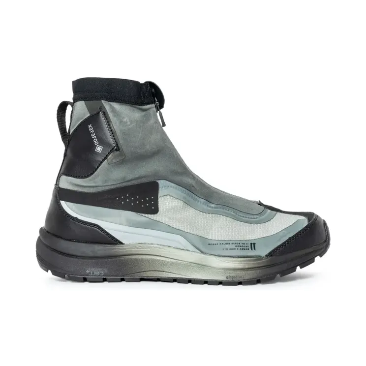 Boris Bidjan Saberi High-Top-Sneakers mit Reißverschluss “Grey” (BAMBA2HIGHGTX)