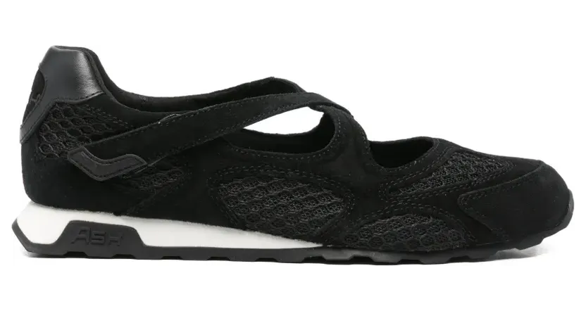 Ash Cross-Over Sneakers mit Klettverschluss – Schwarz (KORE06)