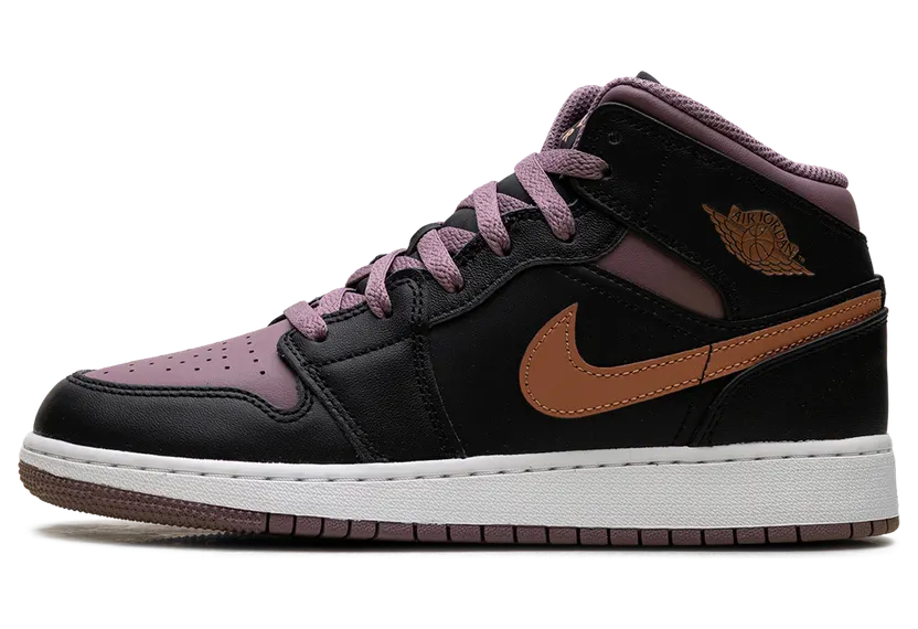 Air Jordan Retro 1 Mid SE GS “Black Sky J Mauve” (FB9909-008)