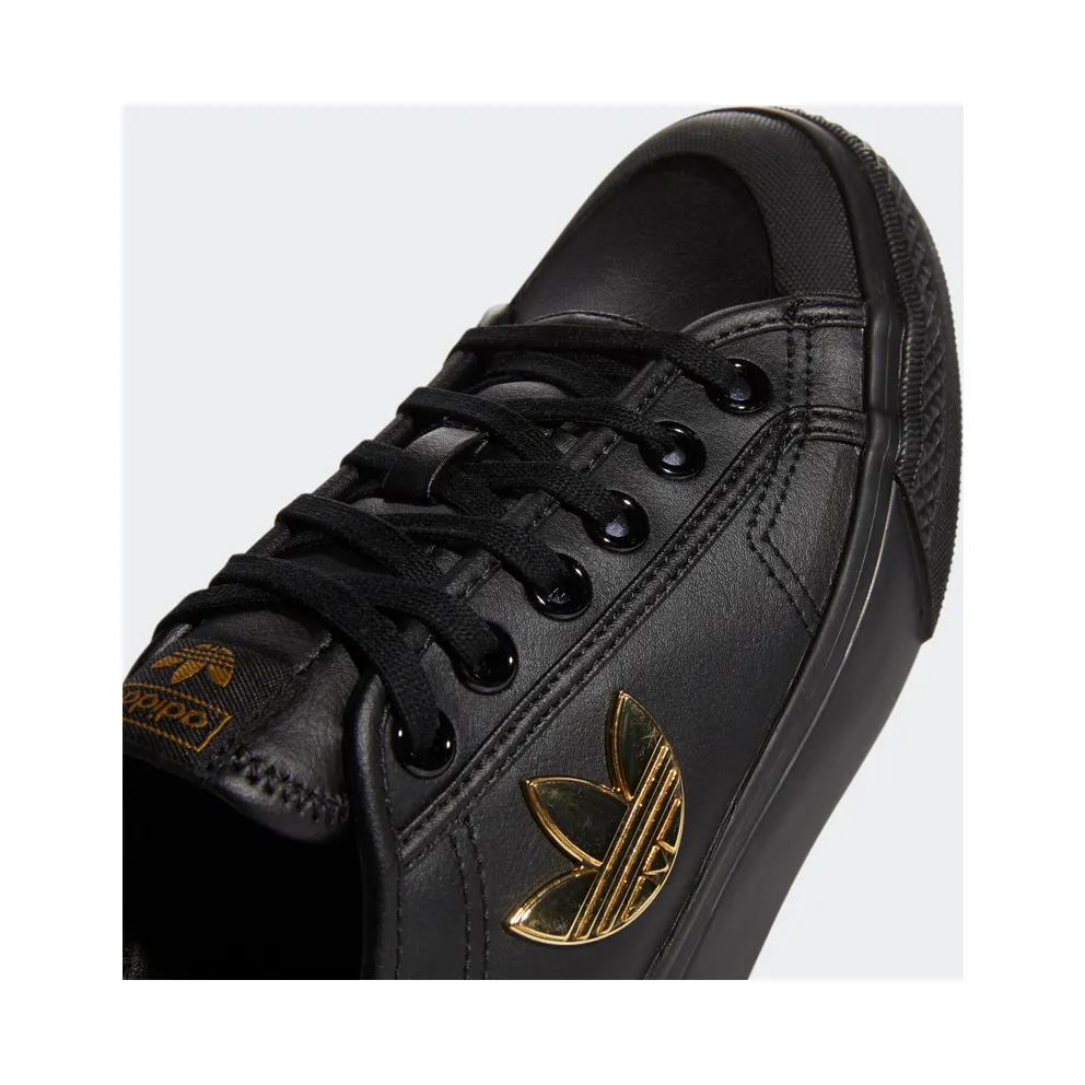 adidas NIZZA TREFOIL W Core Black / Core Black / Gold Metallic (H01129)