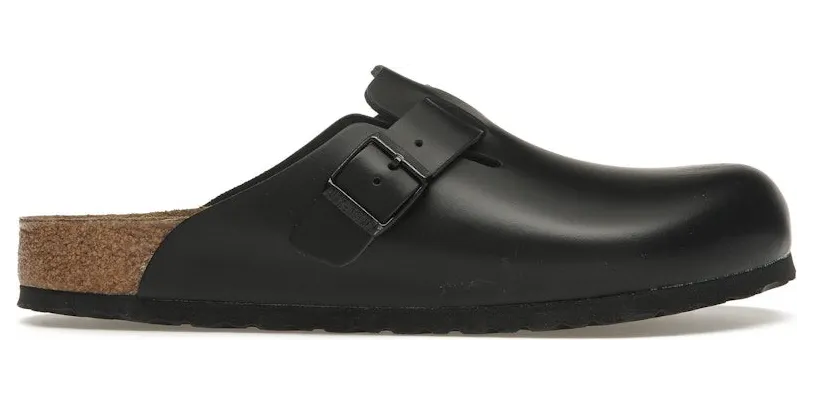Birkenstock Boston Natural Leather Black (0060191)