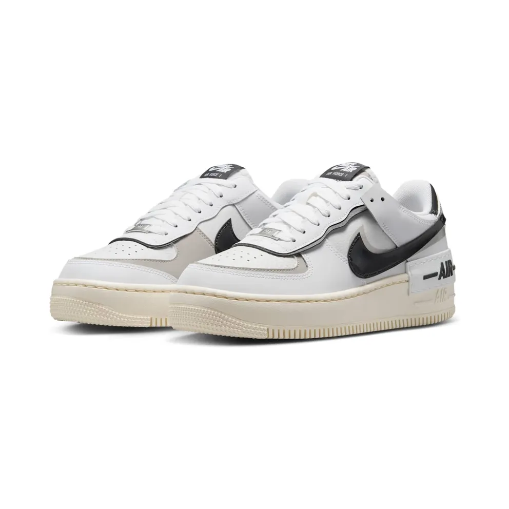 Nike Air Force 1 Low Shadow White College Grey Platinum Tint Off Noir (DZ1847-110)