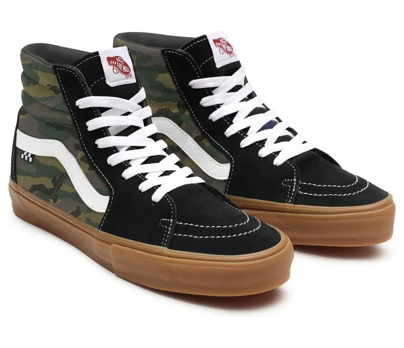 VANS Gepersonaliseerde Camo Sk8-hi Skate Zwart (VN0A3CST701)