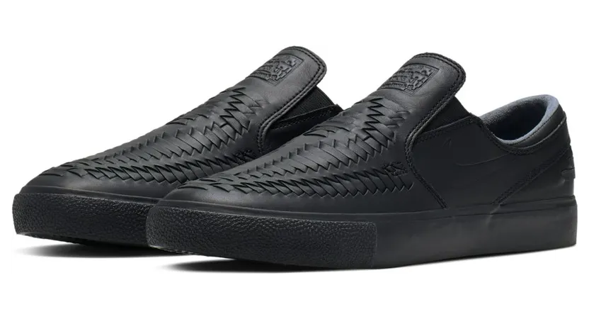 Nike SB Zoom Stefan Janoski Slip RM Crafted Woven Black