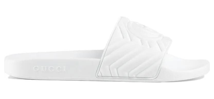 Gucci Matelasse Slide White