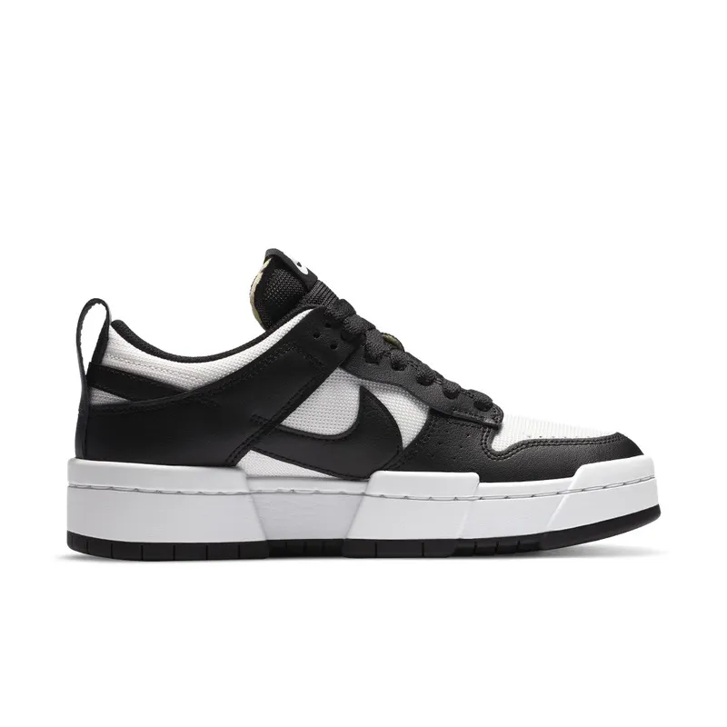 Nike Dunk Low Disrupt Black White (W) Summit White/Black-Summit White (CK6654-102)