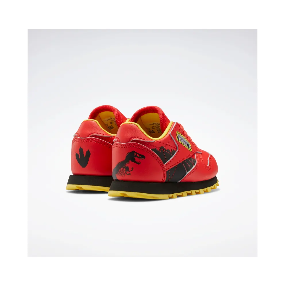 Reebok Jurassic Park Classic Leather Radiant Red / Coal / Blaze Yellow (GY0576)