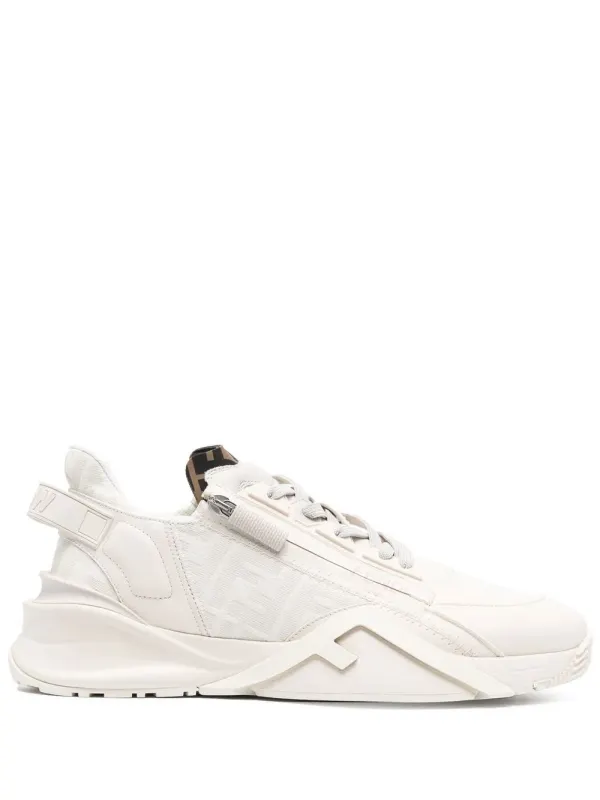 FENDI Flow low-top sneakers – Beige (7E1392AK1Q)