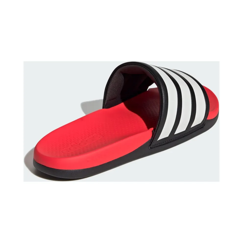 Adidas ADILETTE COMFORT 2.0 Slides Core Black / Core White / Lucid Red (HQ2472)