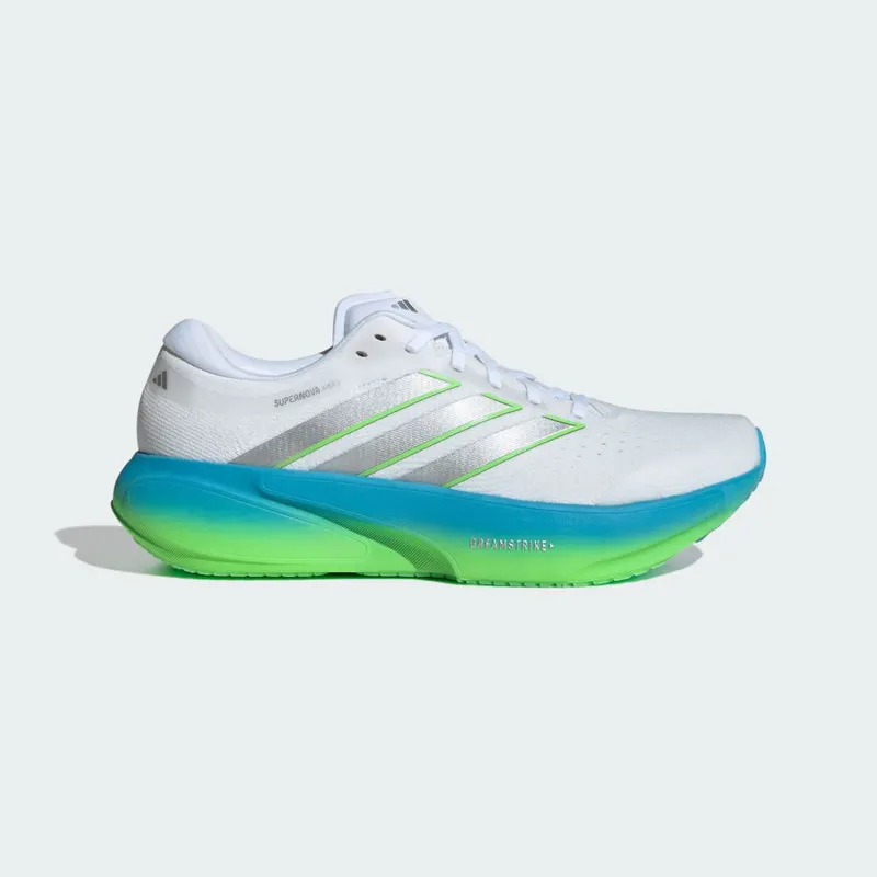Adidas SUPERNOVA RISE 3 Running Shoes Cloud White / Silver Metallic / Semi Blue Burst (JP8680)
