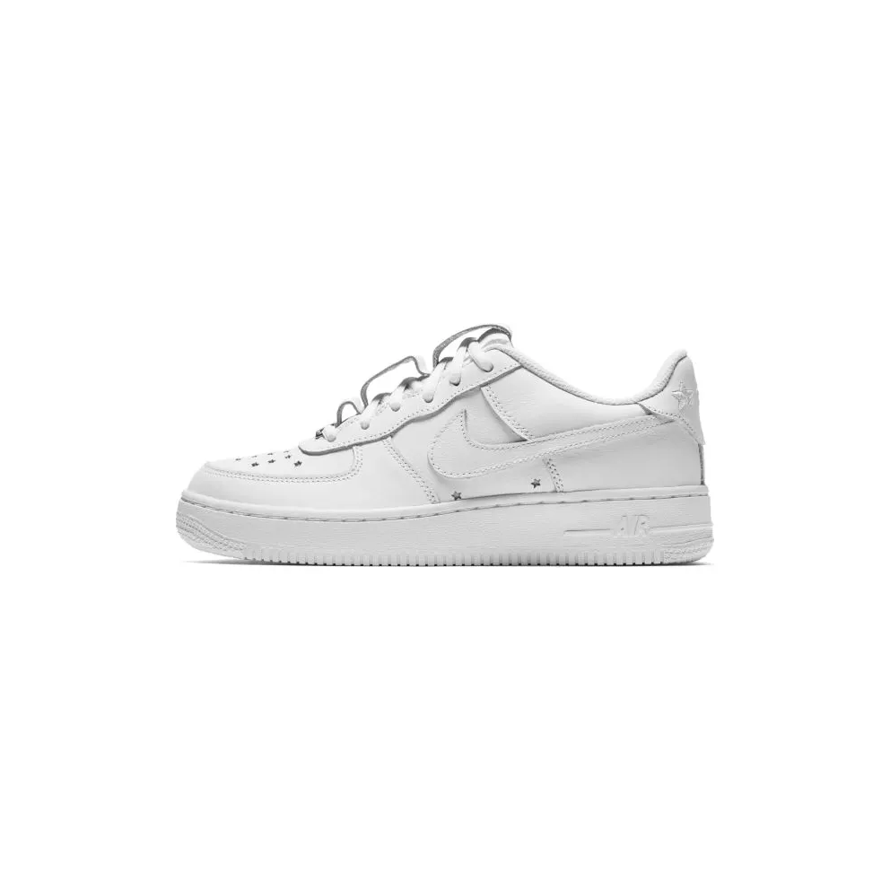 Nike Air Force 1 Low Independence Day 2018 White (GS) White/White-Midnight Navy (AR0688-100)