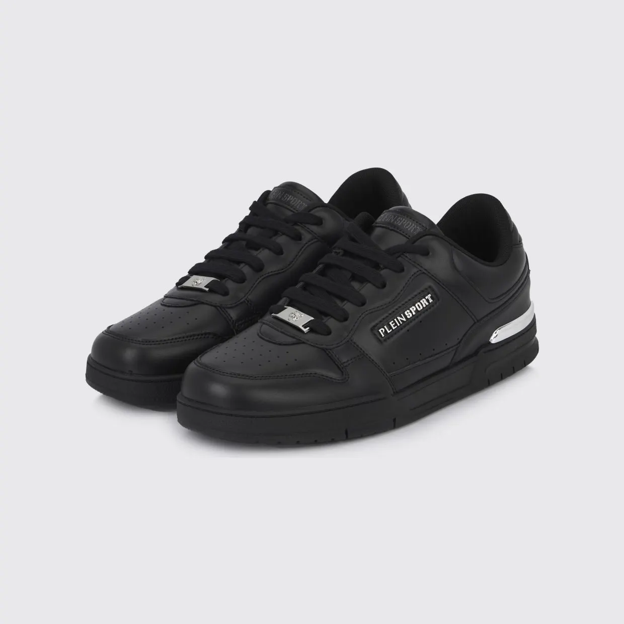 Plein Sport Viper II Leather Sneakers Black (FAESUSC0794SLE004N0202)
