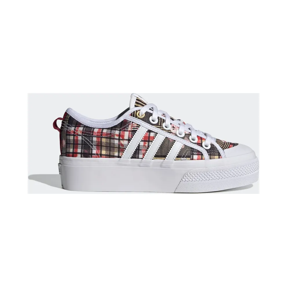 adidas HER Studio London Nizza Platform Multicolor / Cloud White / Collegiate Burgundy (H00530)