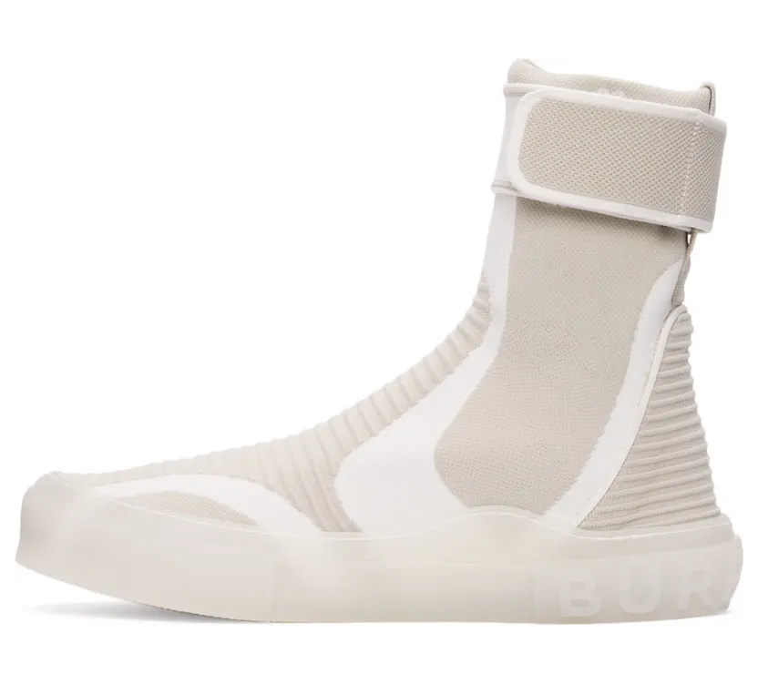 Burberry Beige Sub High Top Sneakers (8052334) (3)