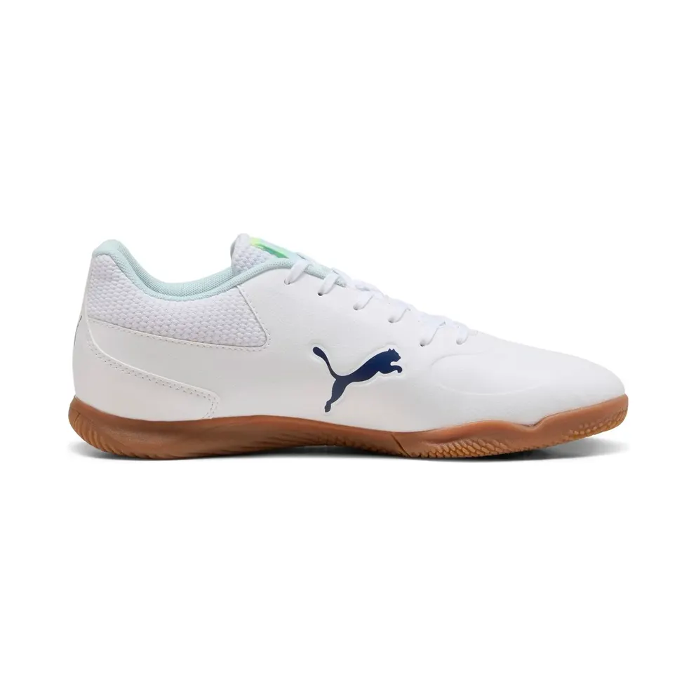 Puma Truco III Hallen-Football Boots 01 – PUMA white/aqua/fizzy light 44 Men, White (108572)